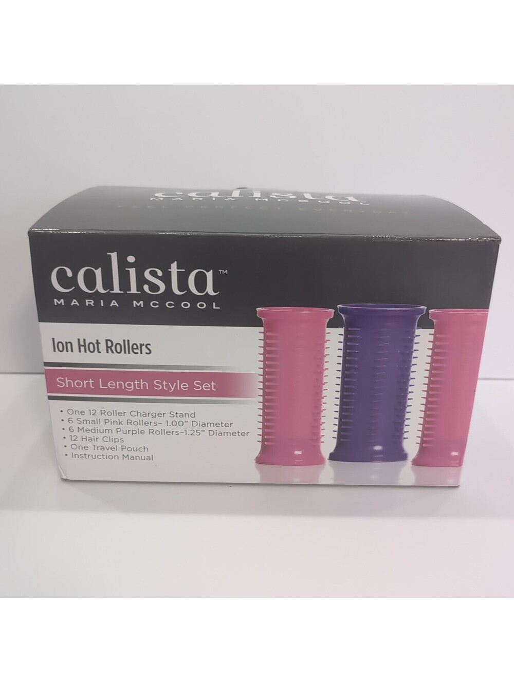 Calista Maria McCool Ion Hot Rollers Short Length Style Set New Open Box